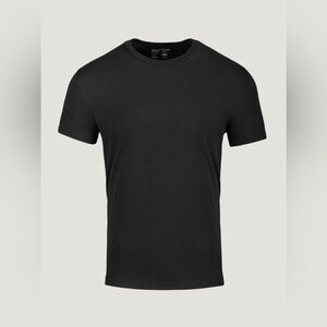 Fresh Clean Tees Black Crew-Neck Short Sleeved Shirt - Size S